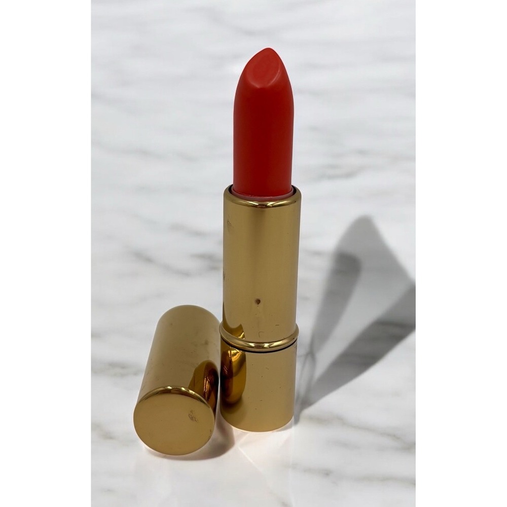 Vtg Estee Lauder All Day Long Lasting Lipstick MANGO‎ Gold Tube NWOB